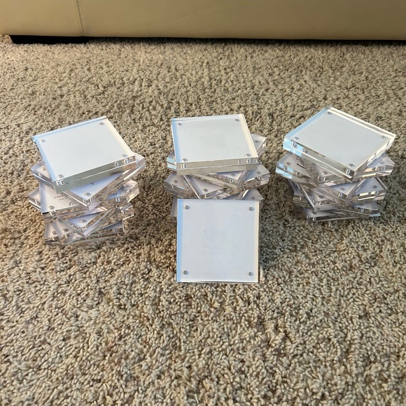 4"x4" Clear Magnetic Acrylic 2 Sided Picture Frame - 3/4" Thickness- USED ONCE - Picture 4 of 4